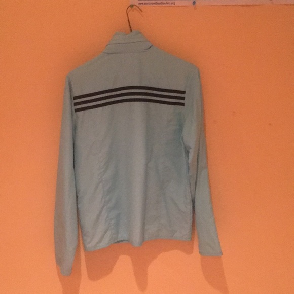 Light Blue Adidas Windbreaker - Picture 6 of 8